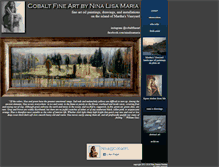 Tablet Screenshot of cobaltfineart.com